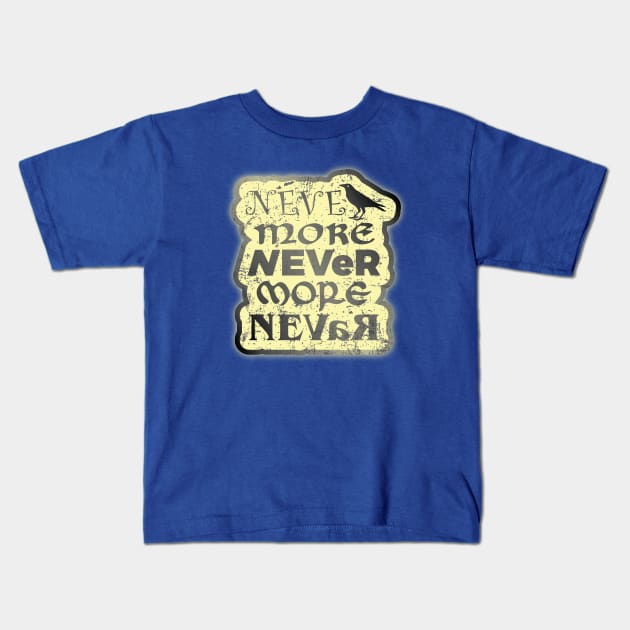 Never More Kids T-Shirt by at1102Studio